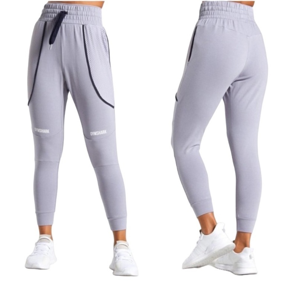 Gymshark Movement XS‎ mesh lilac/grey joggers